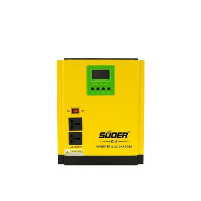 qualità  90% SUOER 3000va 24V two in one lcd display pure sine waveform inverter with ac charger hybrid solar inverter fabbrica